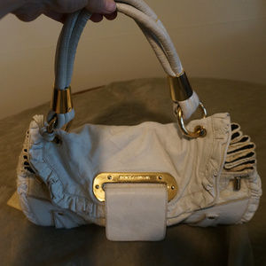 Dolce & Gabbana leather and lace anniversary purse
